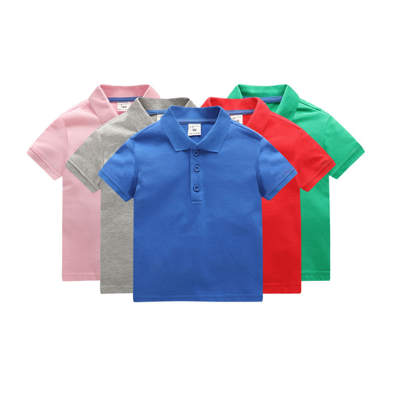 Prilagođeni logotip Kids Polo majice 100% pamuk